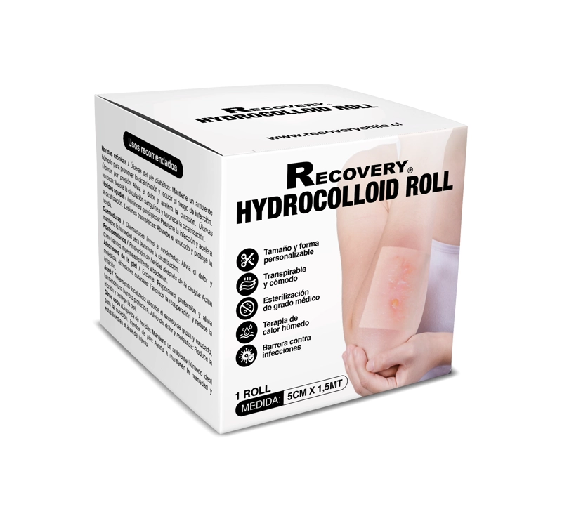 ROLLO HIDROCOLOIDE CUIDADO HERIDAS, AMPOLLAS, ACNE  5 CM X 1,5 MT - 1