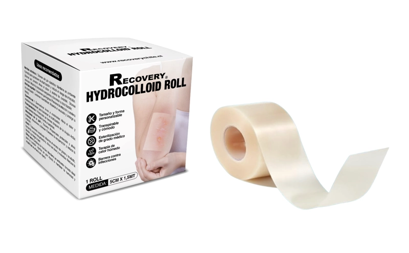 ROLLO HIDROCOLOIDE CUIDADO HERIDAS, AMPOLLAS, ACNE  5 CM X 1,5 MT - 2