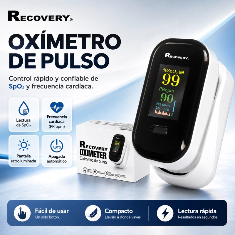 OXIMETRO DE PULSO DIGITAL RECOVERY - 1