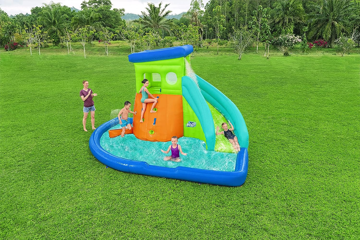 PARQUE ACUÁTICO BESTWAY H2OGO! HYDROHANGOUT MEGA - 4