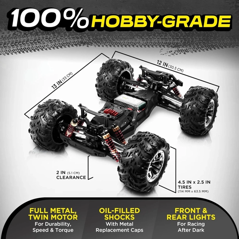 LAEGENDARY LEGEND MONSTER TRUCK RC 4X4 1:10 50KM H - 5