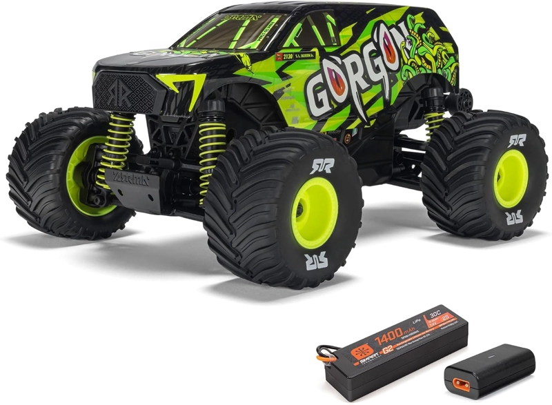 ARRMA RC MONSTER TRUCK 1/16 GORGON GROM 4X4 RTR BRUSHED VERDE - 1