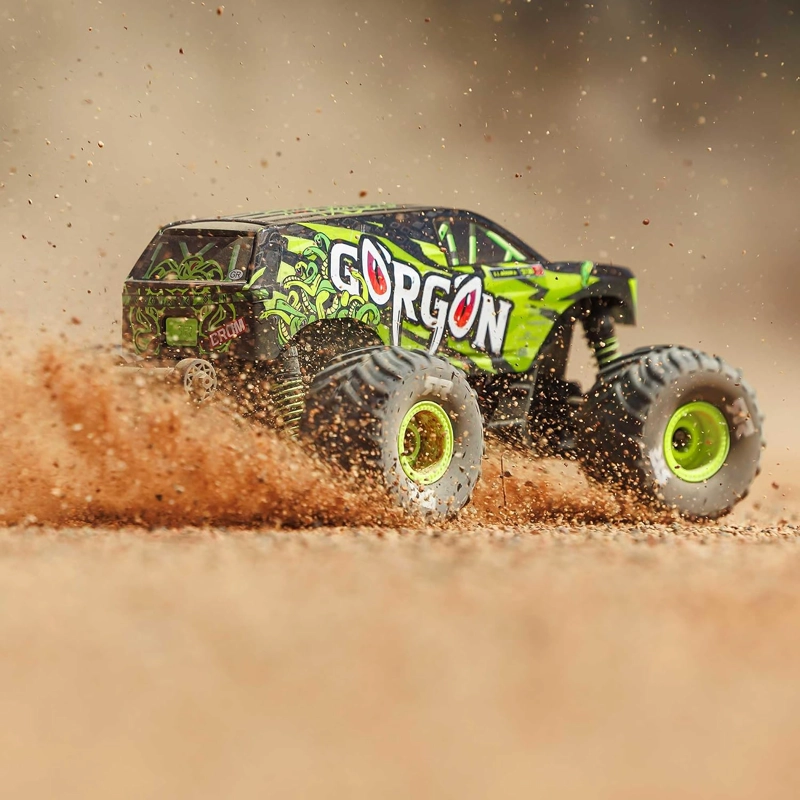 ARRMA RC MONSTER TRUCK 1/16 GORGON GROM 4X4 RTR BRUSHED VERDE - 6