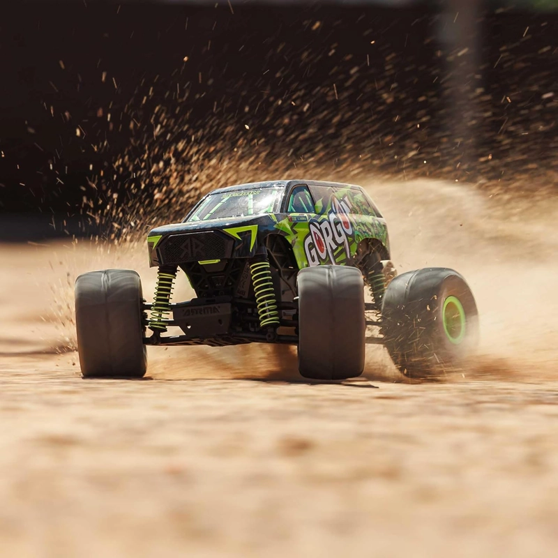 ARRMA RC MONSTER TRUCK 1/16 GORGON GROM 4X4 RTR BRUSHED VERDE - 8