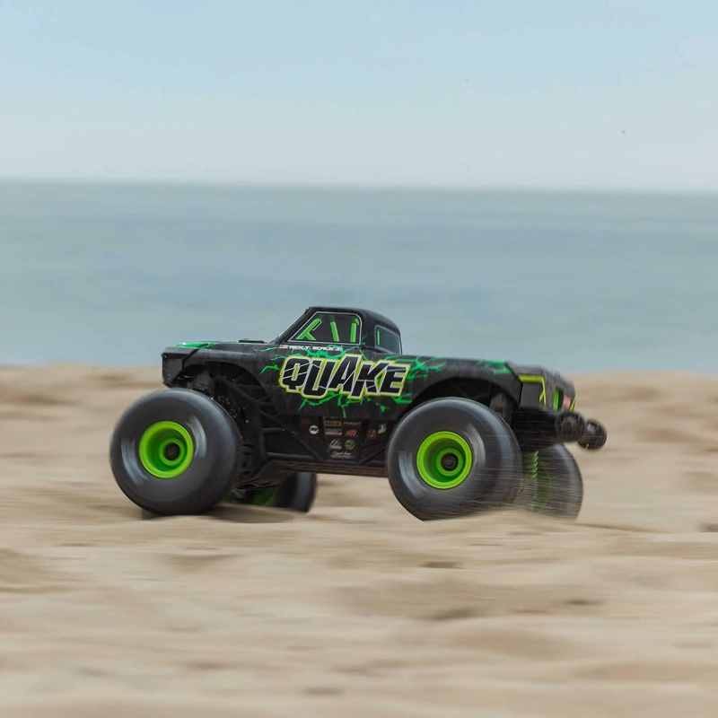 ARRMA RC MONSTER TRUCK 1/16 QUAKE GROM 4X4 RTR BRUSHED VERDE - 2