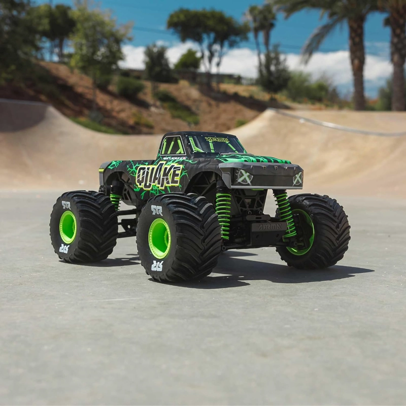 ARRMA RC MONSTER TRUCK 1/16 QUAKE GROM 4X4 RTR BRUSHED VERDE - 3