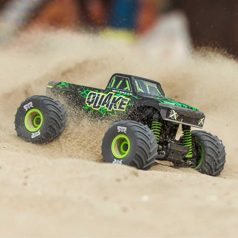 ARRMA RC MONSTER TRUCK 1/16 QUAKE GROM 4X4 RTR BRUSHED VERDE - 5