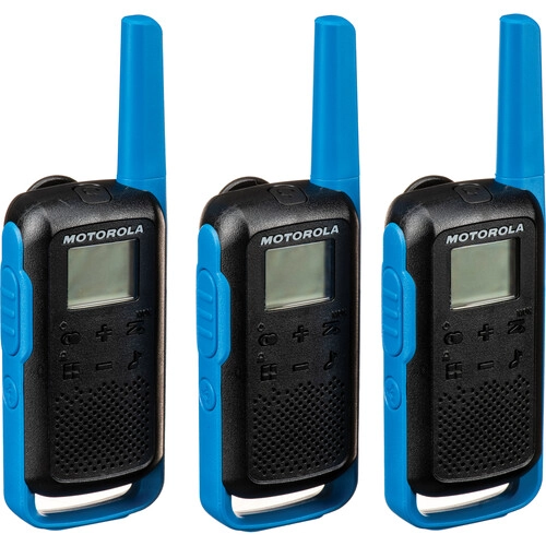 KIT 3 RADIOS MOTOROLA TALKABOUT T270TP RECARGABLE 22 CANALES - 1
