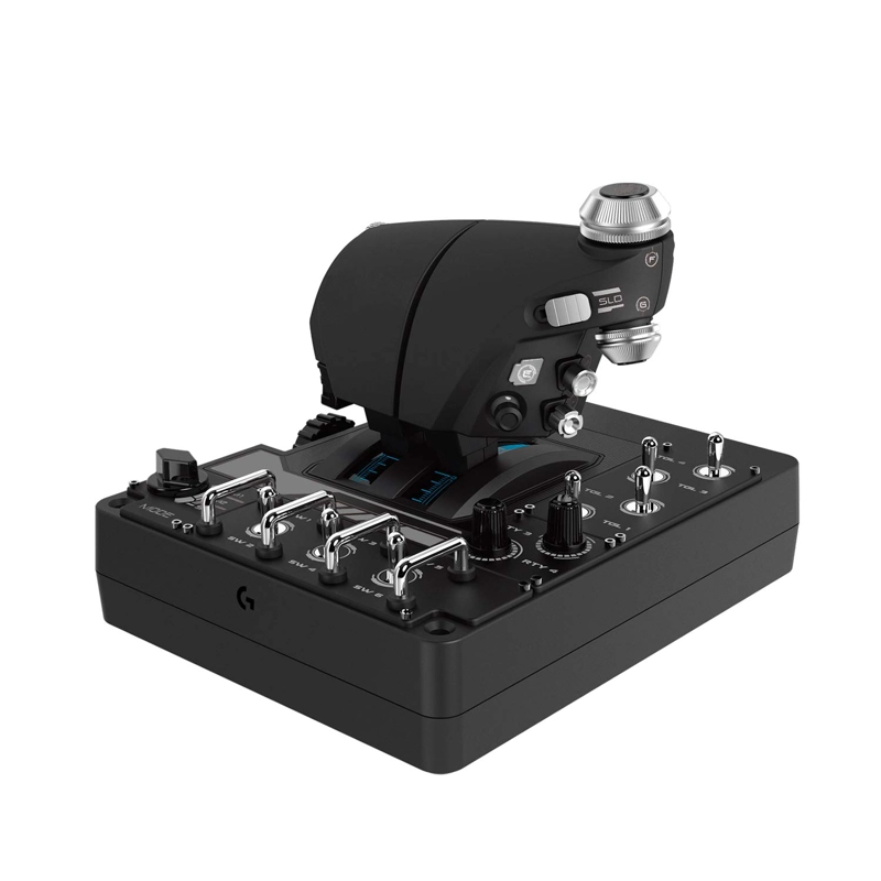 LOGITECH G X56 HOTAS CONTROL DE SIMULACION DE VUELO COLOR NEGRO - 2