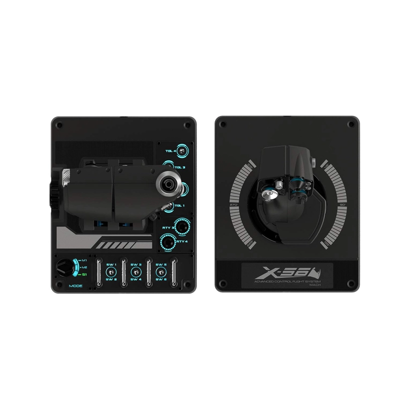 LOGITECH G X56 HOTAS CONTROL DE SIMULACION DE VUELO COLOR NEGRO - 4