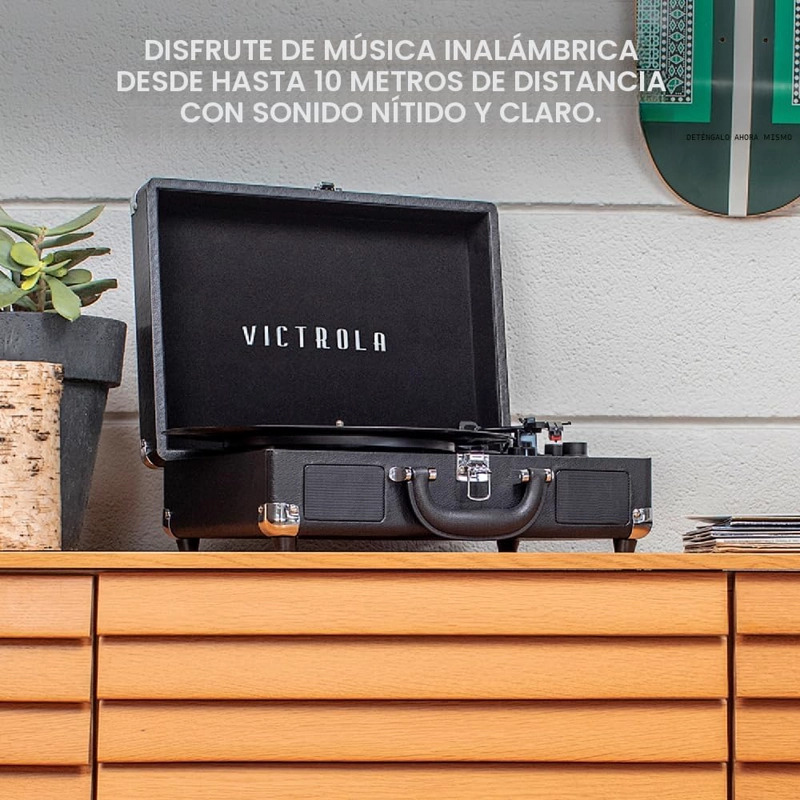 TORNAMESA VICTROLA JOURNEY BLUETOOTH Y ALTAVOCES INCLUIDOS - 2