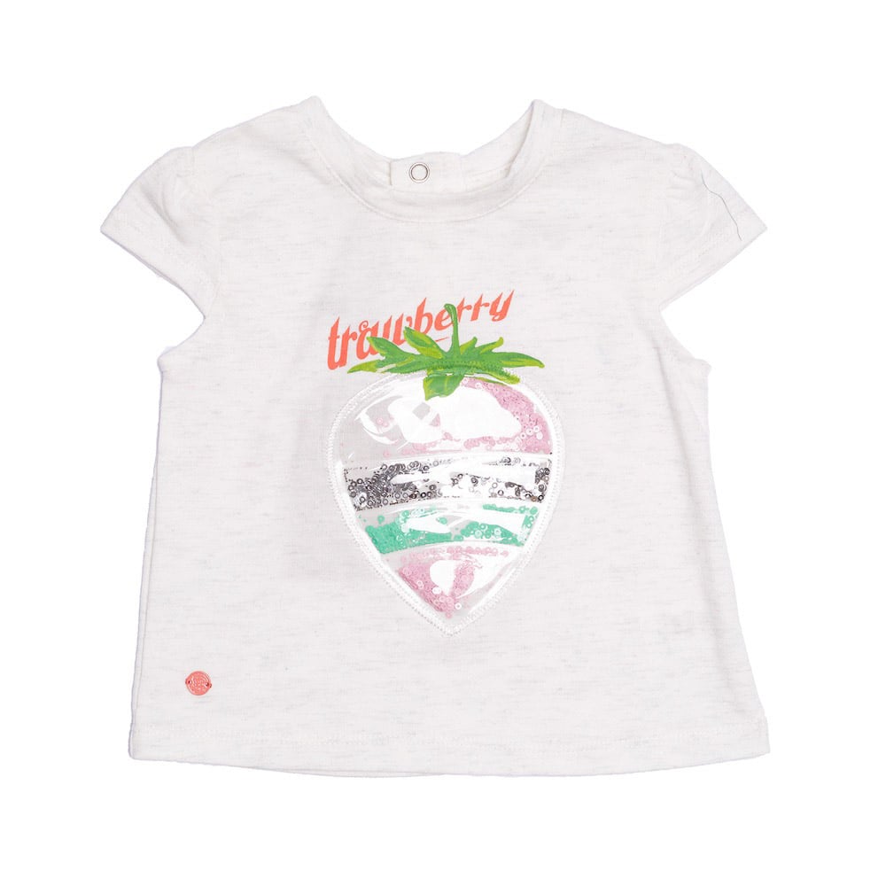 POLERA FRUTILLA BLANCO PILLIN - 1