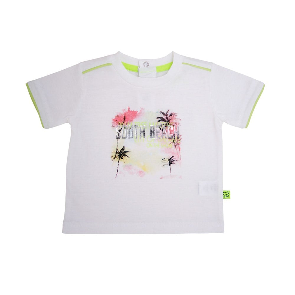 POLERA PALMERAS BLANCO PILLIN - 1