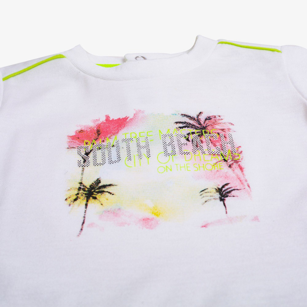 POLERA PALMERAS BLANCO PILLIN - 3