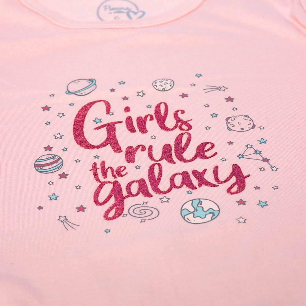 POLERA NIÑA PILLÍN PVT608ROS M/L ESTAMPADA ROSADO - 3
