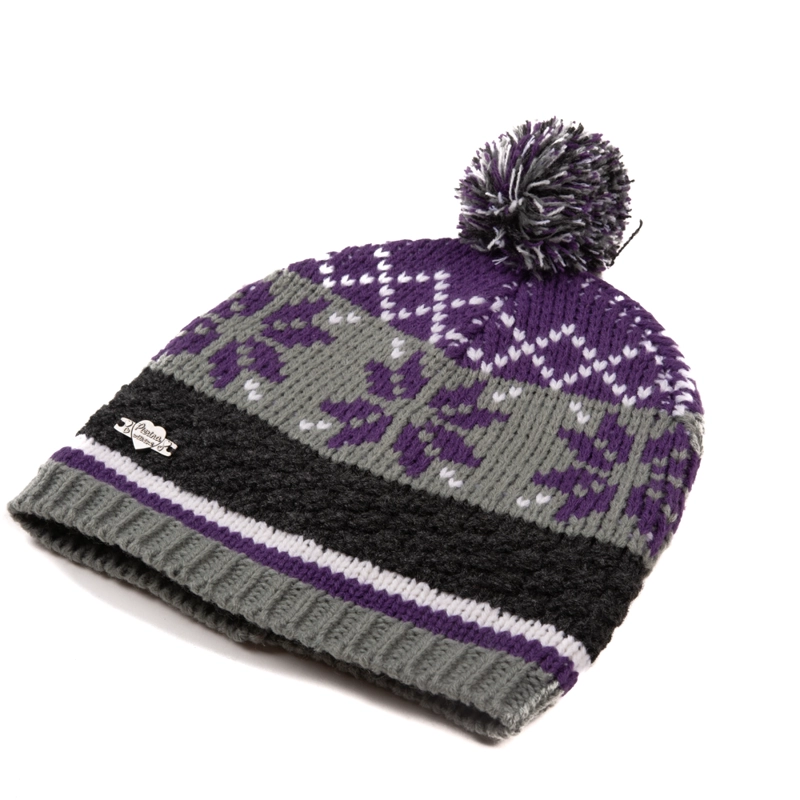 GORRO BEBE NIÑO MORADO PILLIN - 4