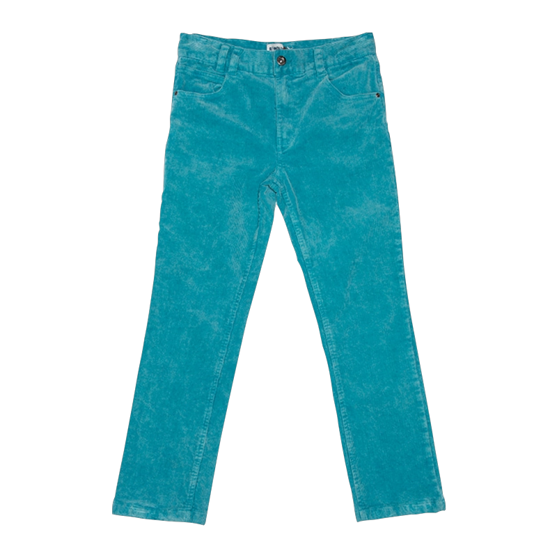 PANTALON ALGODON INVIERNO NIÑO VERDE OSCURO - 1