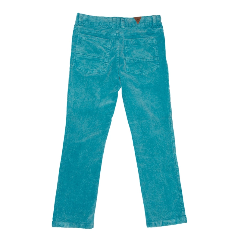 PANTALON ALGODON INVIERNO NIÑO VERDE OSCURO - 2