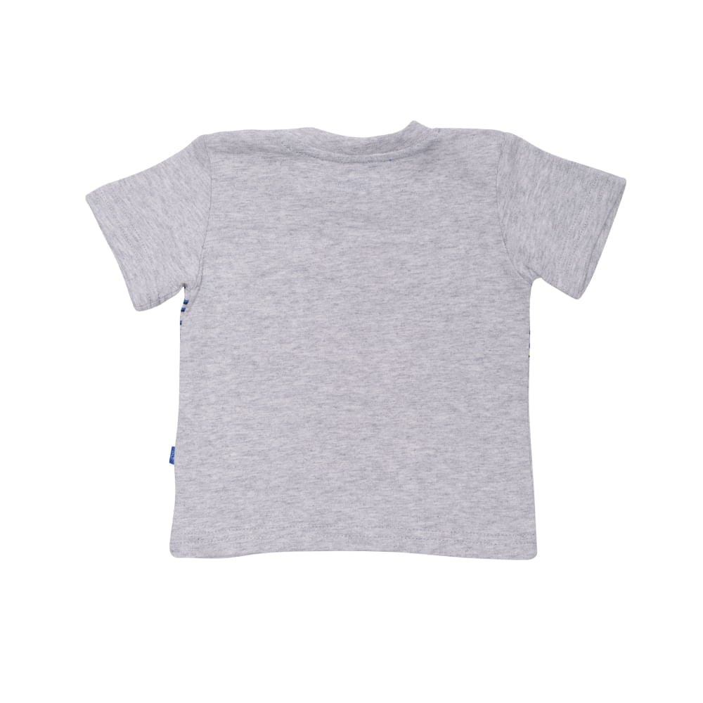 POLERA MANGA CORTA NIÑO PILLÍN GRIS CLARO BEBE PVU648MLG - 2
