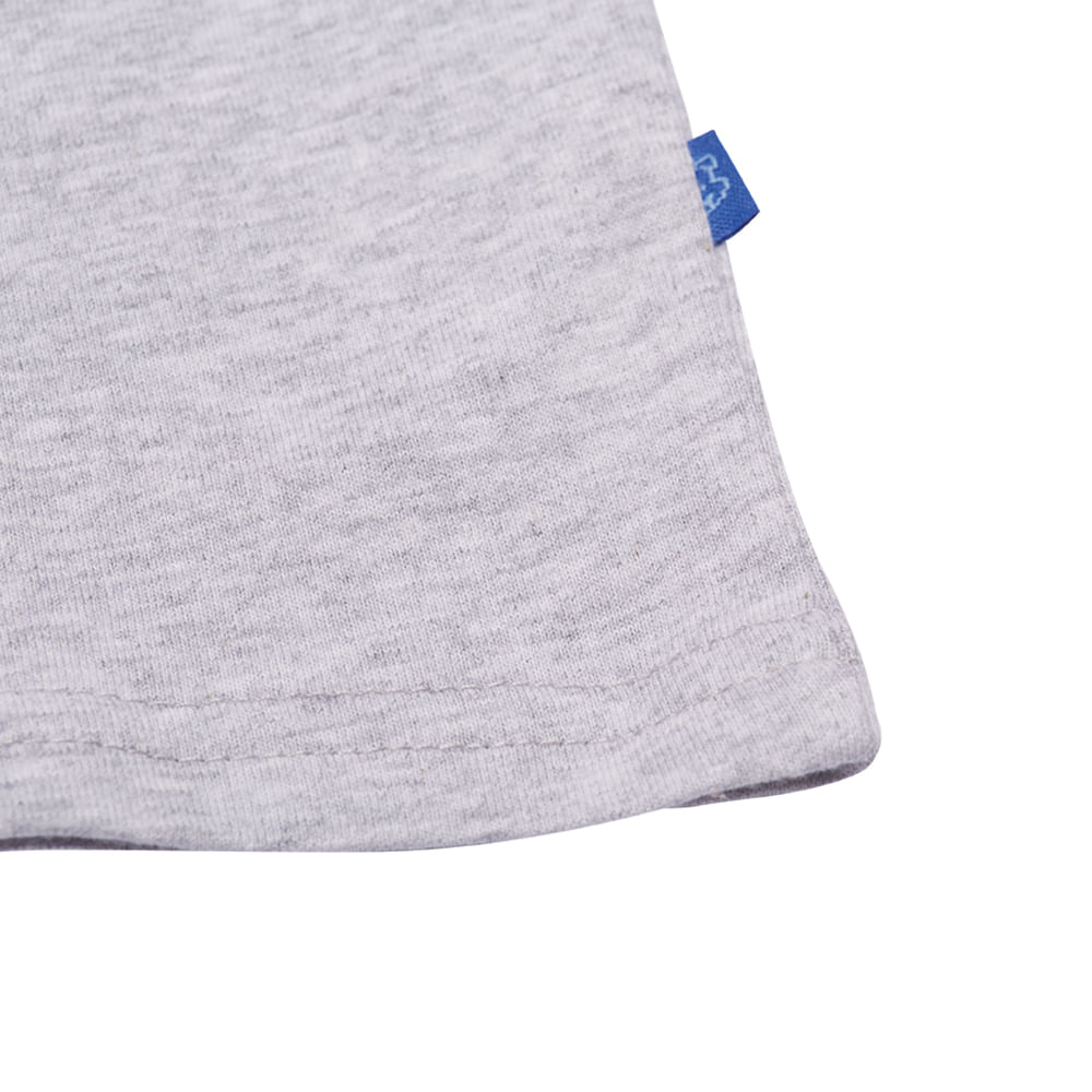 POLERA MANGA CORTA NIÑO PILLÍN GRIS CLARO BEBE PVU648MLG - 4