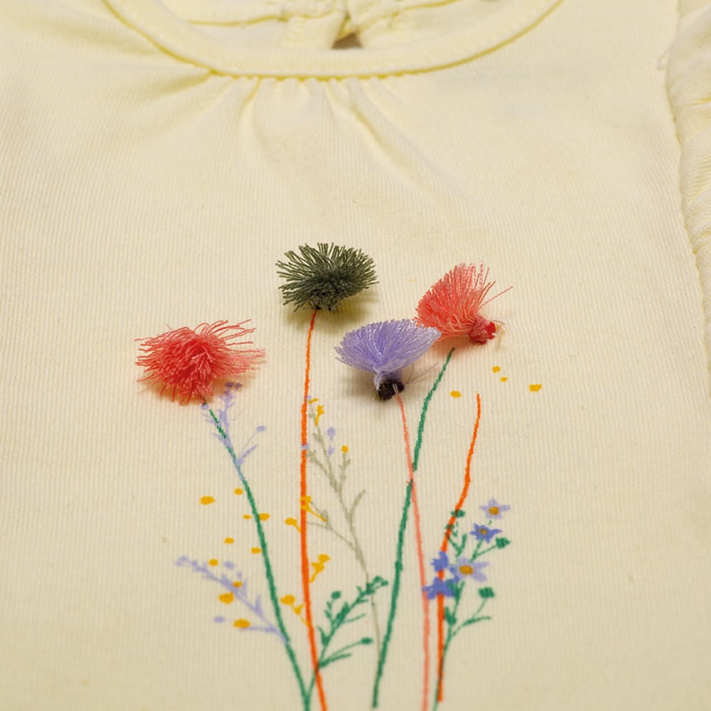 POLERA MANGA CORTA NIÑA PILLÍN PVU649AMA BEBE AMARILLO - 3