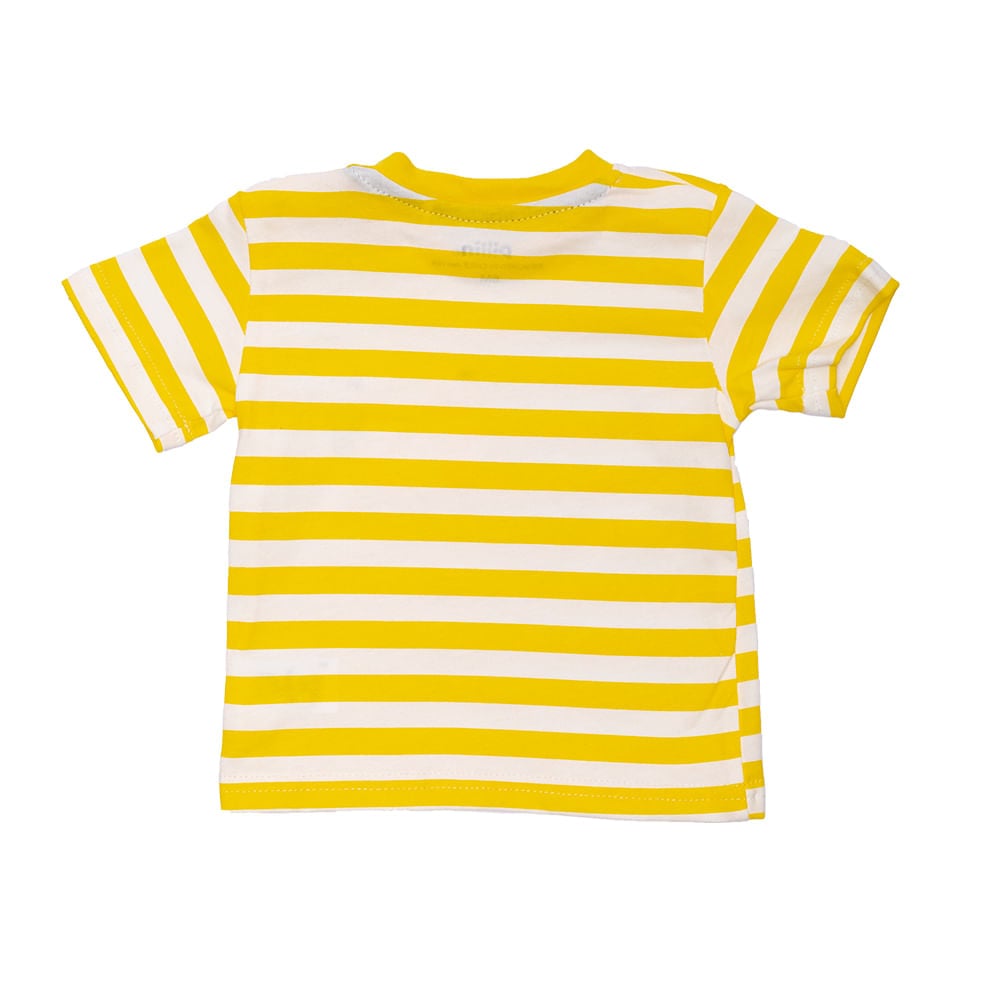 POLERA MANGA CORTA NIÑO PILLÍN PVU656AMA BEBE AMARILLO - 2