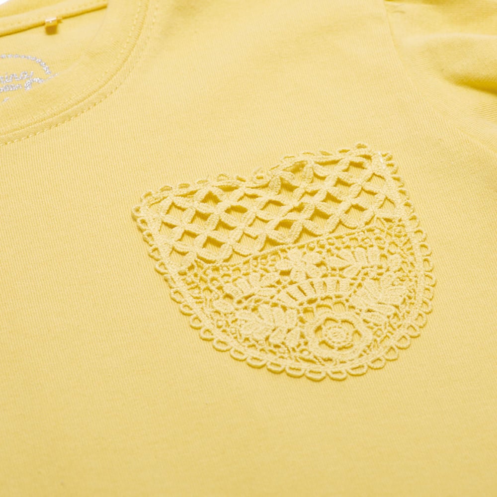 POLERA MANGA CORTA NIÑA VAINILLA PILLIN - 3