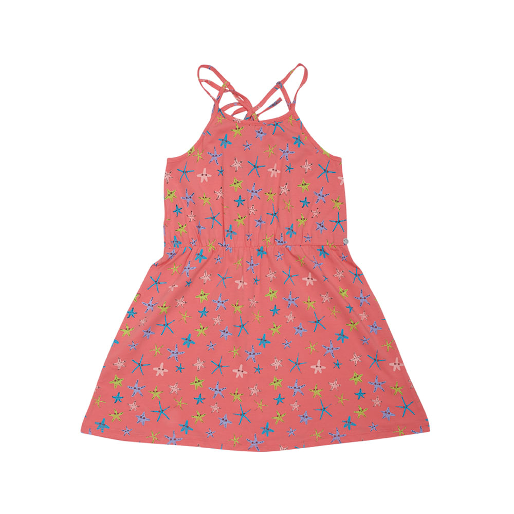 VESTIDO NIÑA ROSADO PILLIN - 1