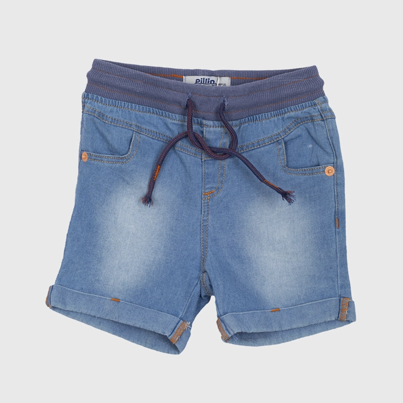BERMUDA NIÑO PILLÍN DENIM BEBÉ PVU717DEN - 1