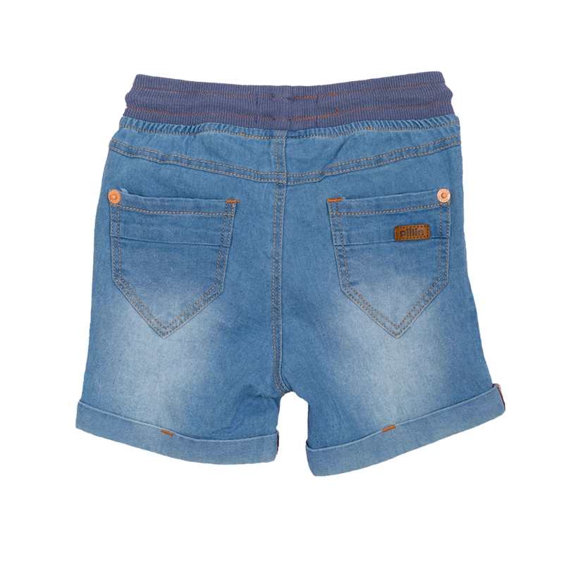 BERMUDA NIÑO PILLÍN DENIM BEBÉ PVU717DEN - 2