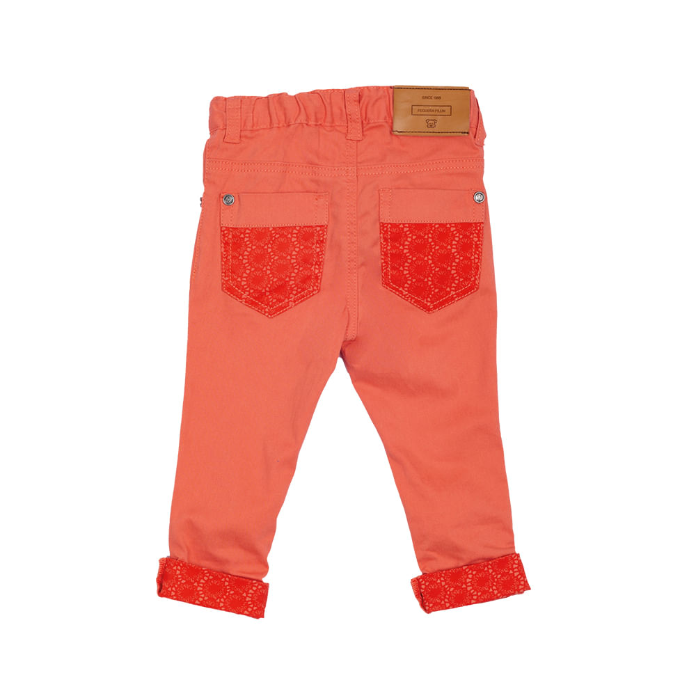PANTALÓN NIÑA PILLÍN CORAL BEBÉ PVU813COR - 2