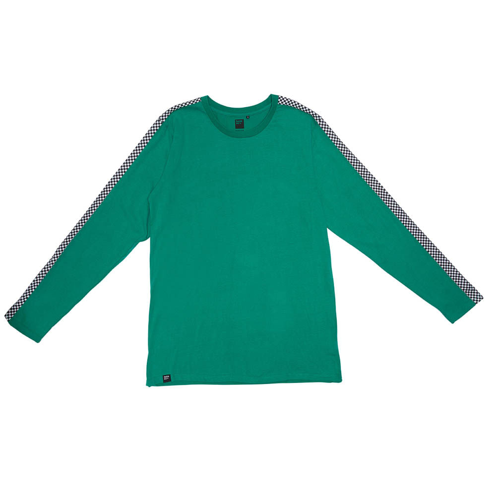 POLERA M/L ALGODÓN INVIERNO NIÑO VERDE - 1