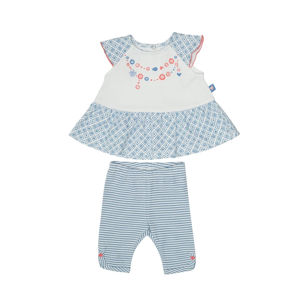 CONJUNTO NIÑA PILLIN CRUDO PVU206CRU BEBE - 1