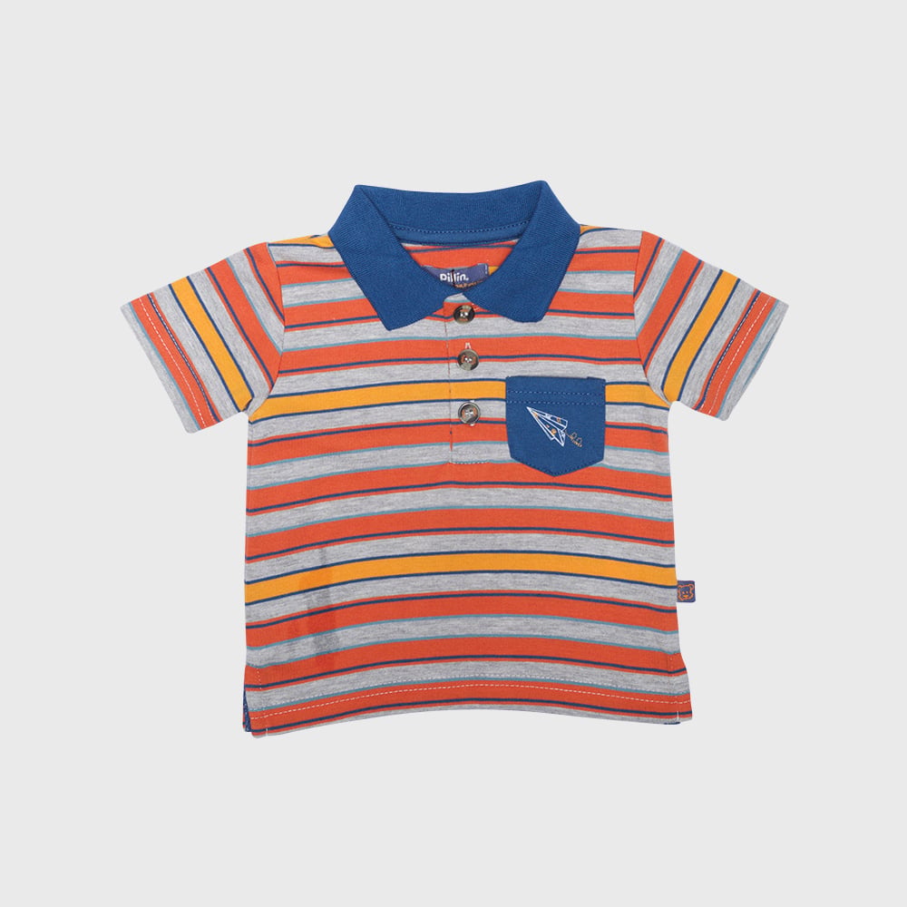 POLERA BEBÉ NIÑO NARANJA PILLIN - 1