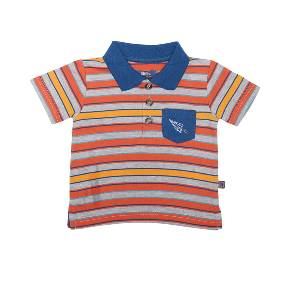 POLERA BEBÉ NIÑO NARANJA PILLIN - 4