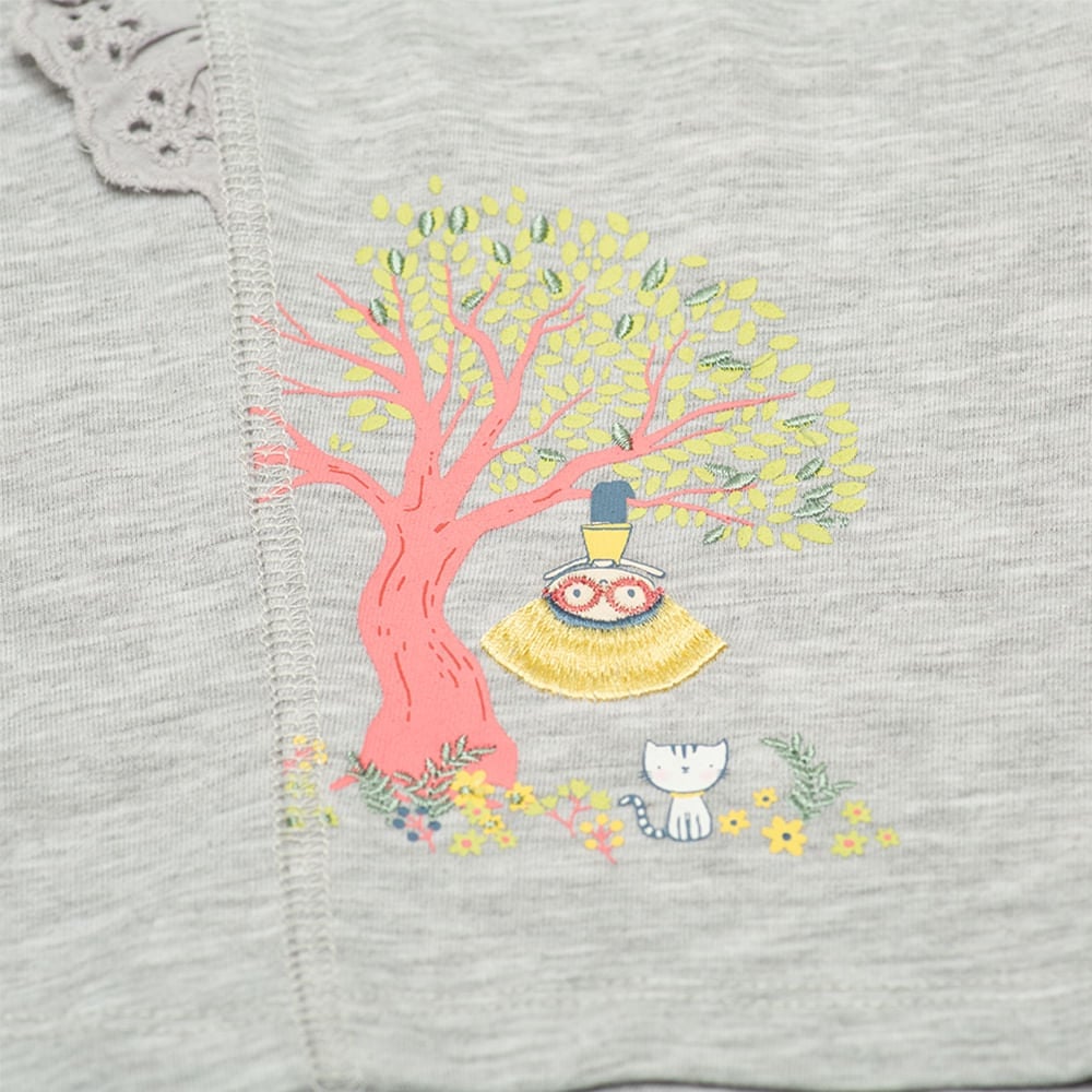 POLERA NIÑA PILLÍN PVU605MLG BEBÉ GRIS CLARO - 2