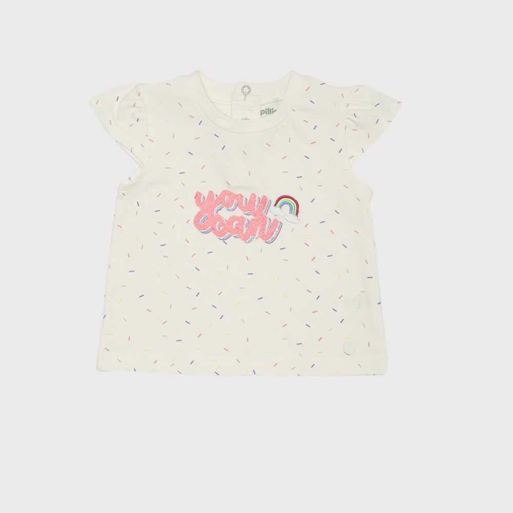 POLERA BEBÉ NIÑA BLANCO PILLIN - 1
