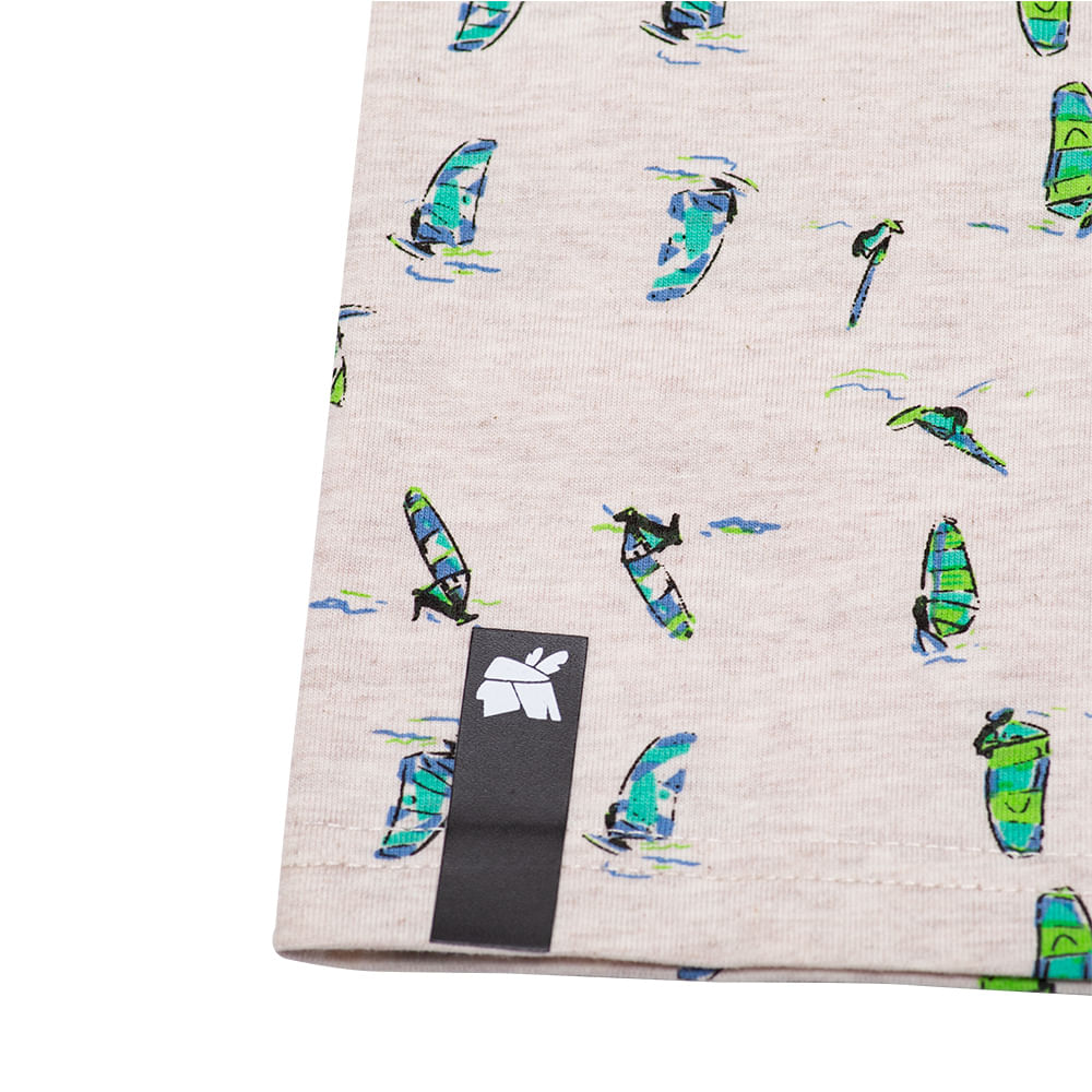 POLERA NIÑO PILLÍN PVU639MLG S/M GRIS CLARO - 3