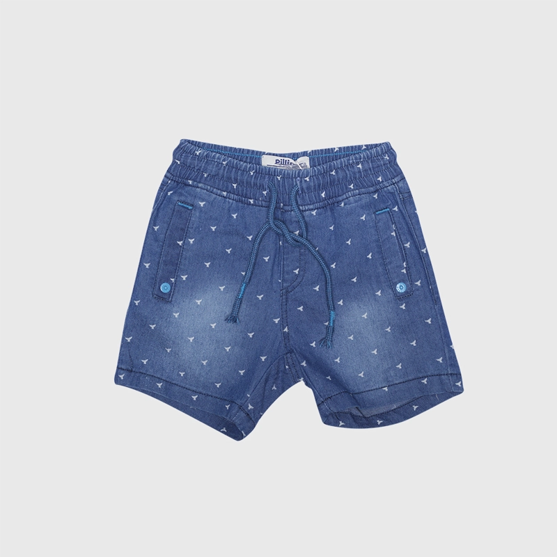 BERMUDA NIÑO PILLIN DENIM BEBE  PVU718DEN - 1