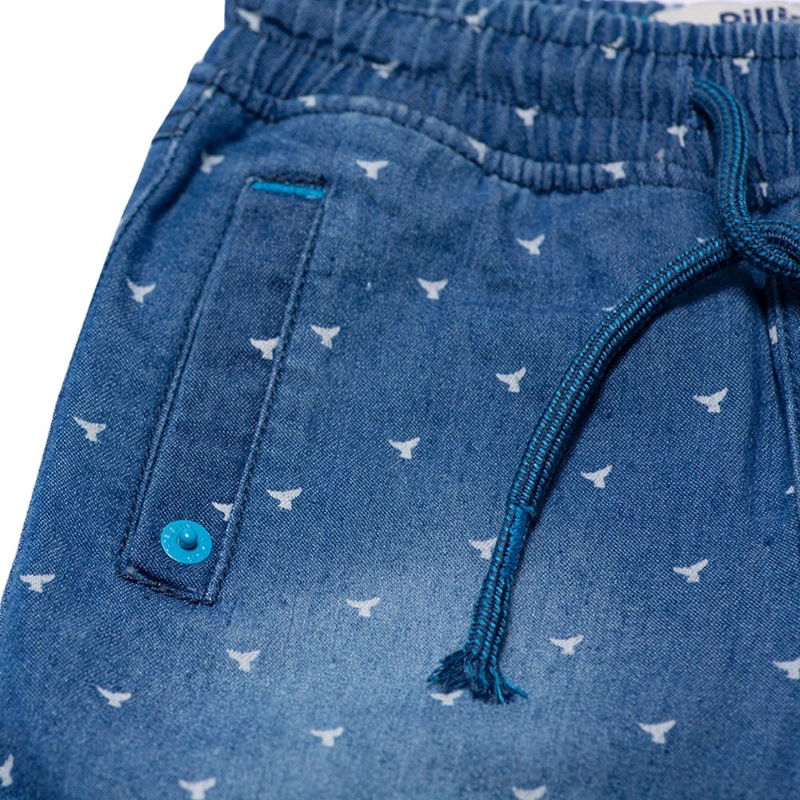 BERMUDA NIÑO PILLIN DENIM BEBE  PVU718DEN - 3
