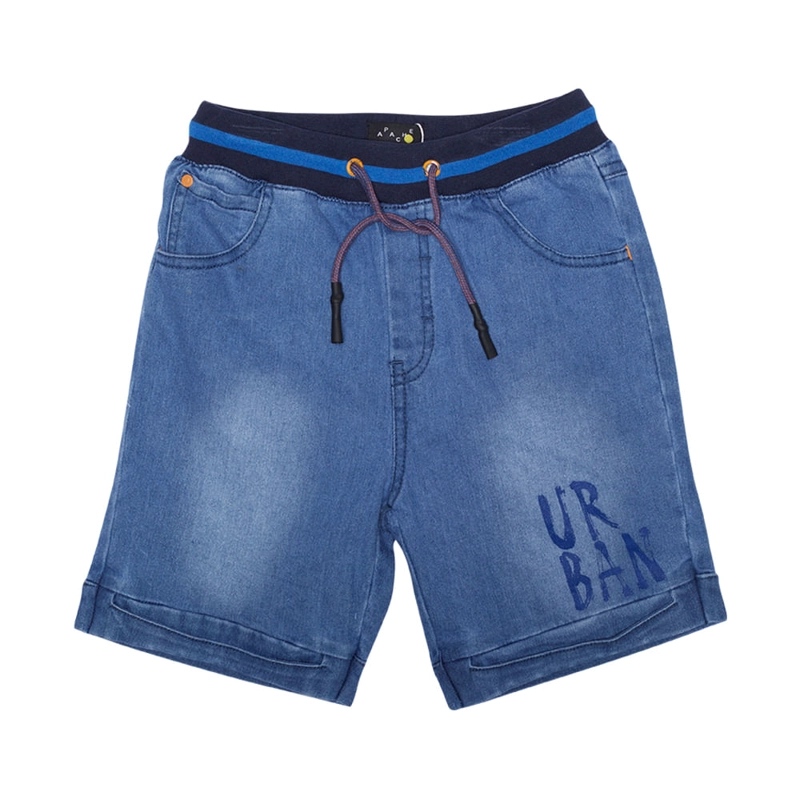 BERMUDA NIÑO PILLÍN DENIM PVU719DEN - 1