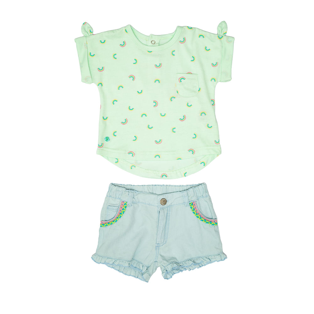 CONJUNTO NIÑA PILLIN MENTA PVU738MEN BEBE - 4