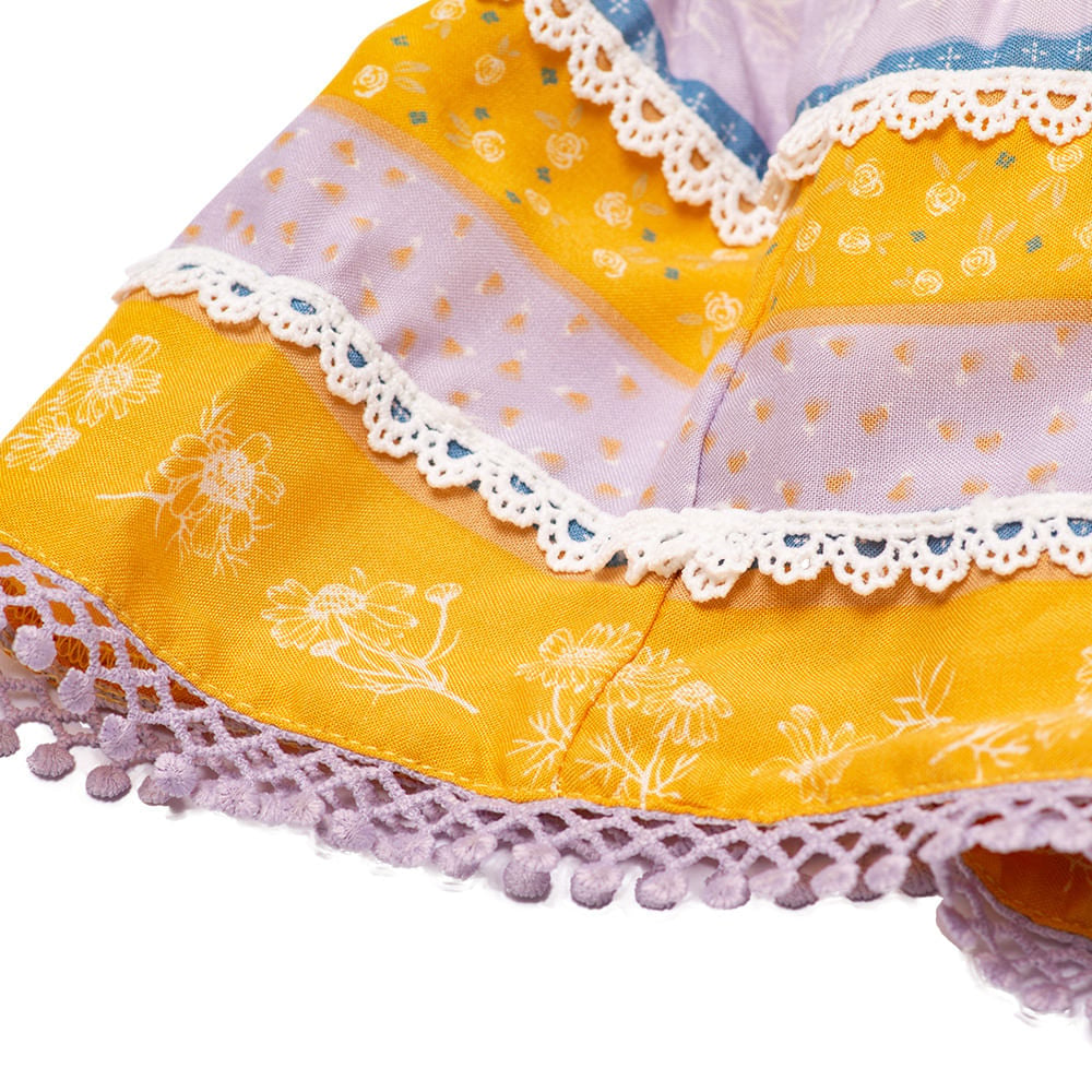 VESTIDO ALGODON NIÑA PILLIN AMARILLO PVU830AMA - 3