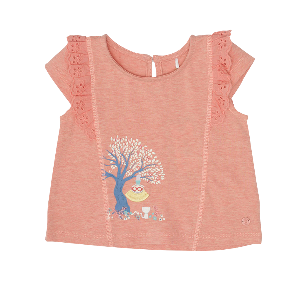 POLERA BEBÉ NIÑA ROSADO PILLIN - 1