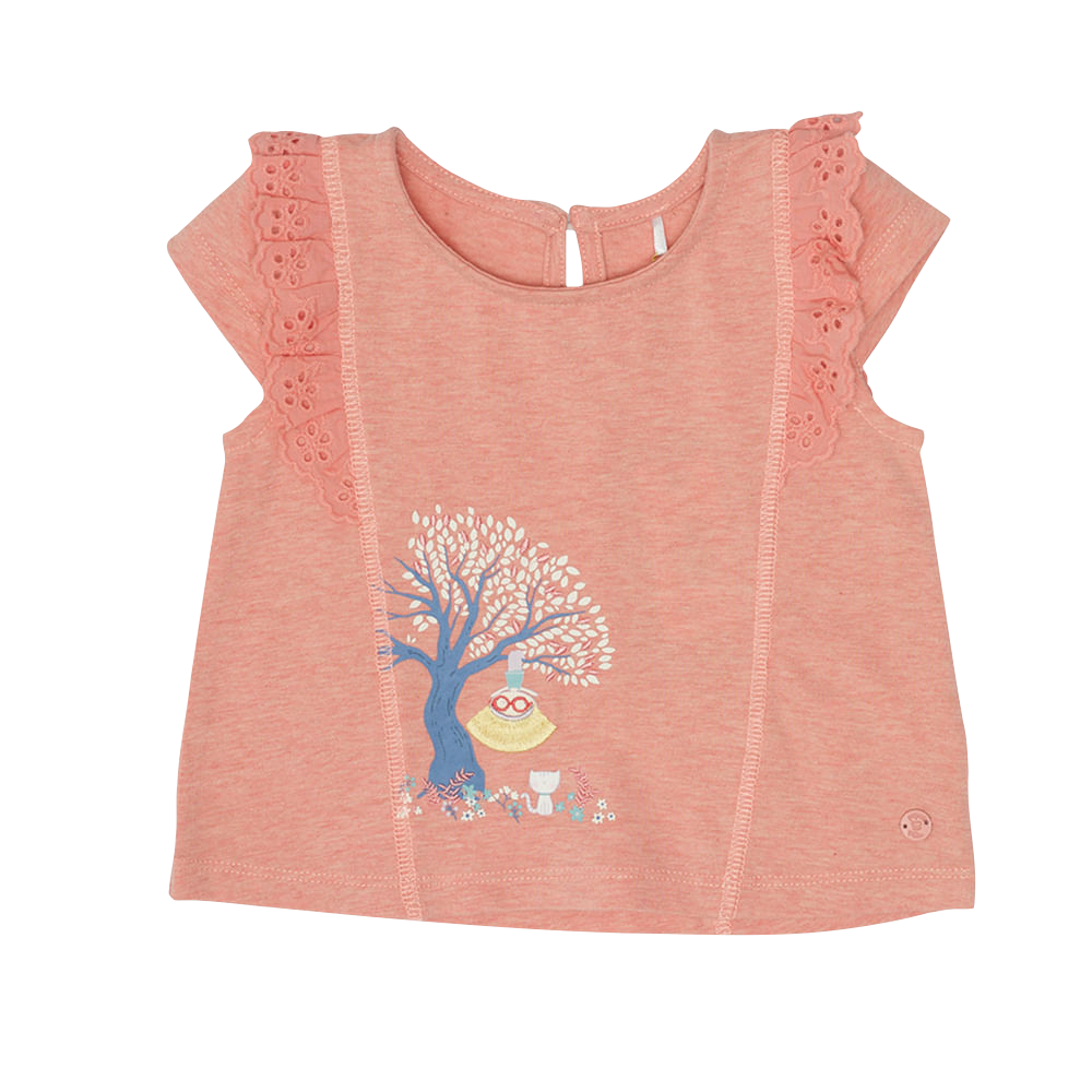 POLERA BEBÉ NIÑA ROSADO PILLIN - 1