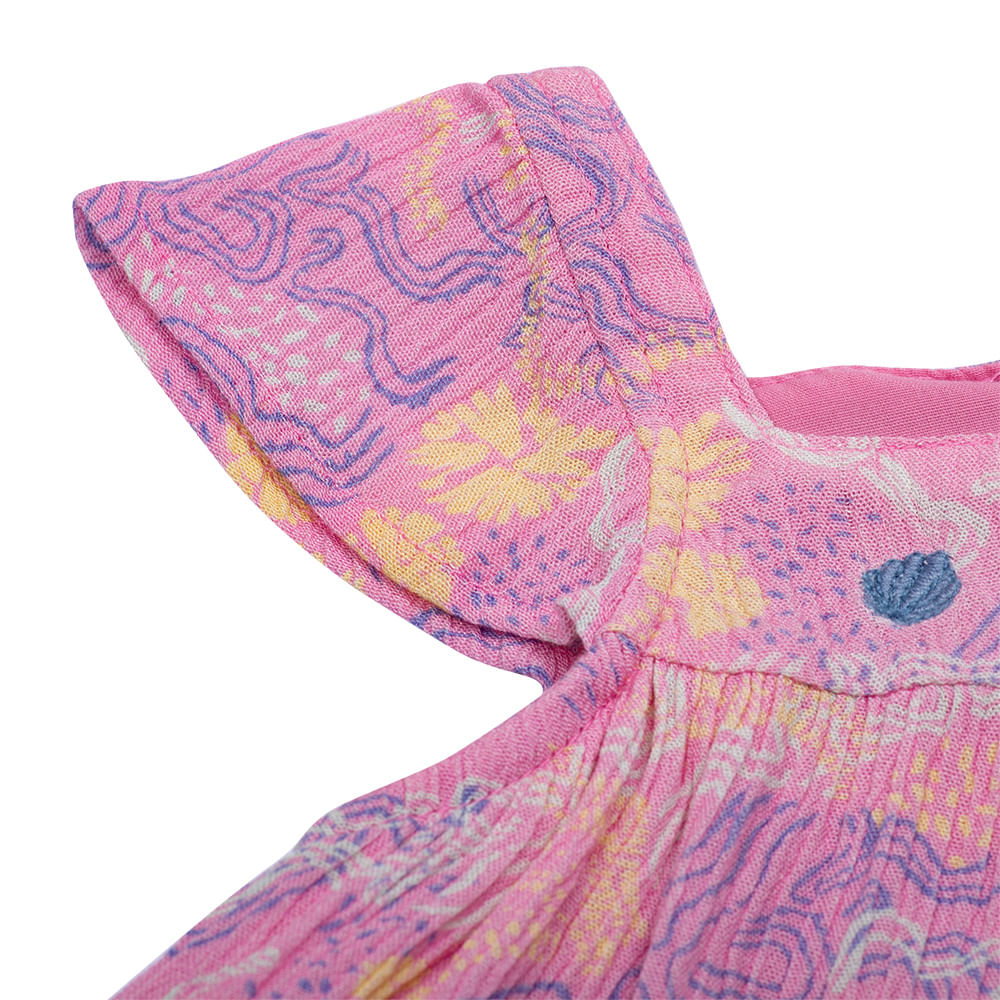 VESTIDO NIÑA PILLIN ROSADO PVU825ROS BEBE - 2