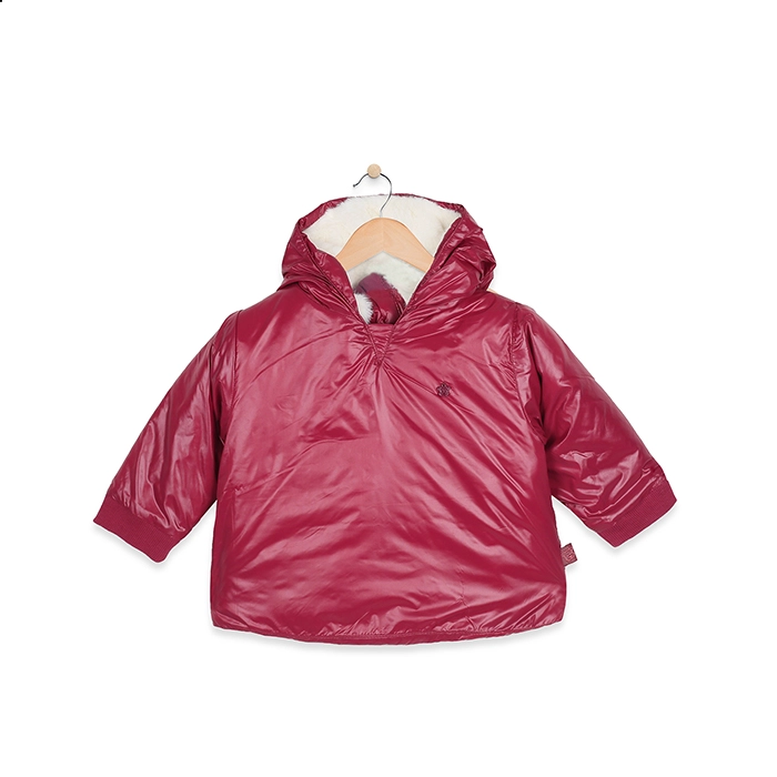 CHAQUETA NIÑA PILLÍN PP854BUR NEW BORN BEBE BURDEO - 1