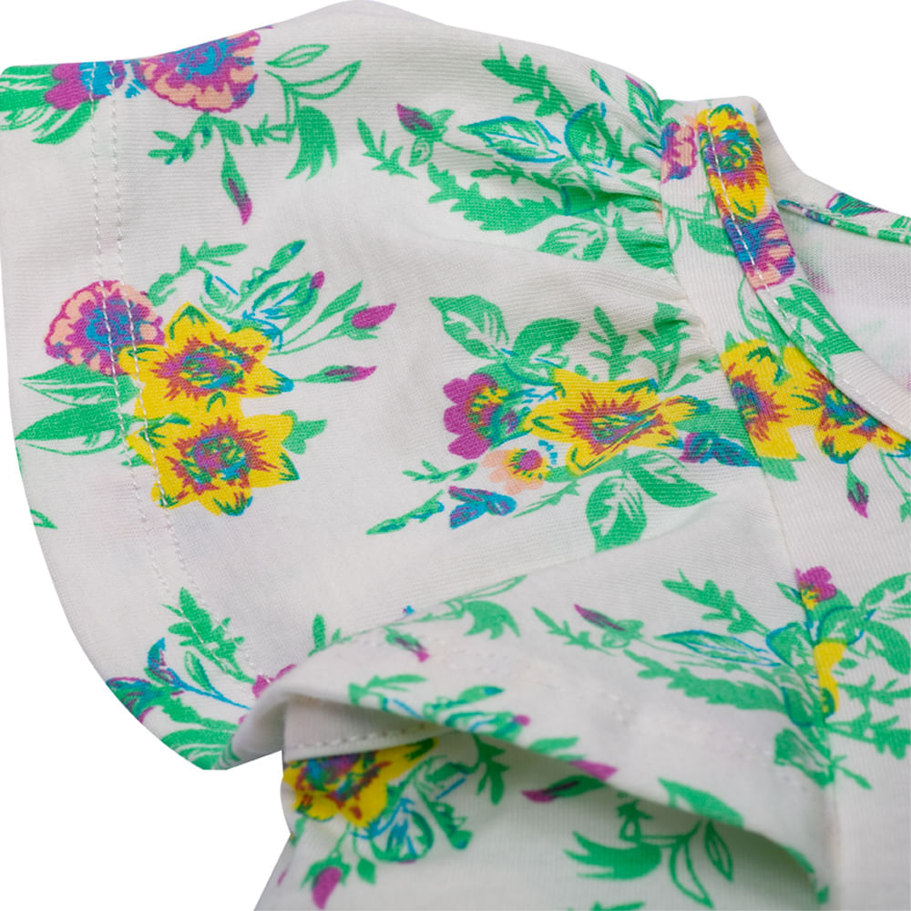 VESTIDO ALGODON NIÑA PILLIN BLANCO PVU672BCO BEBE - 3
