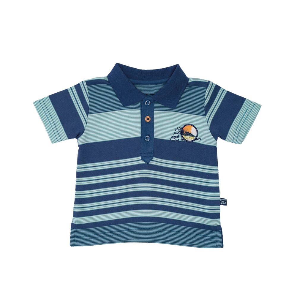 POLERA NIÑO PILLÍN AZUL BEBÉ PVU629AZU - 1