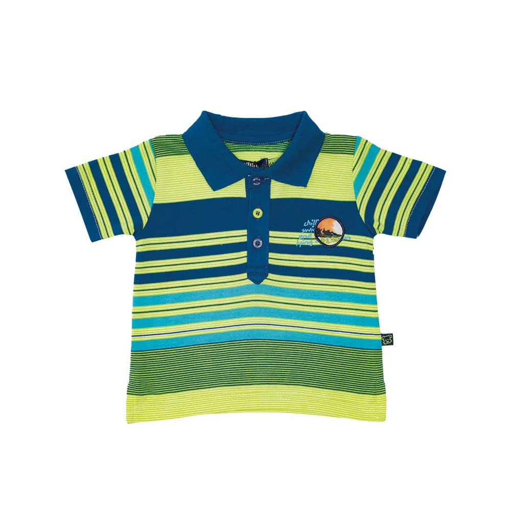 POLERA NIÑO PILLÍN TURQUESA BEBÉ PVU629AQU - 1